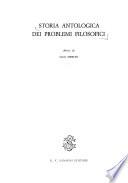 Storia antologica dei problemi filosofici: Estetica, a cura di A. Plege
