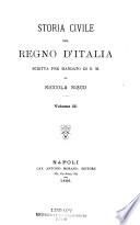 Storia civile del regno d'Italia