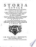 Storia Civile Della Fedelissima Città di Capua