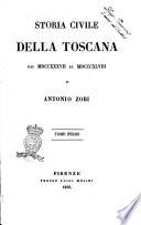 Storia civile della Toscana dal 1737 al 1848 di Antonio Zobi