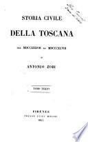 Storia civile della Toscana dal 1737 al 1848 di Antonio Zobi