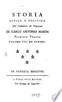 Storia Civile E Politica Del Commercio de' Veneziani