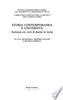 Storia contemporanea e università