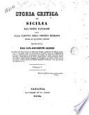 Storia critica di Sicilia, dall'epoca favolosa insino alla caduta dell'Impero romano scritta dal cav. Giuseppe Alessi