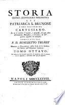 Storia critico-cronologica diplomatica del patriarca S. Brunone e del suo ordine Cartusiano