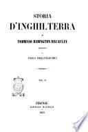 Storia d'Inghilterra di Tommaso Babington Macaulay