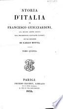 Storia d'Italia ... Alla miglior lezione ridotta da Giovanni Rosini. With portraits