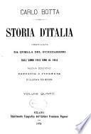 Storia d'Italia, continuata da qella del Guicciardini dall'anno 1513 sino al 1814