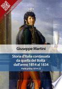 Storia d'Italia continuata da quella del Botta dall'anno 1814 al 1834