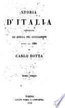 Storia d'Italia continuata da quella del Guicciardini, sino al 1789
