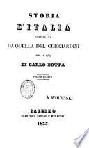 Storia d'Italia continuata da quella del Guicciardini sino al 1789