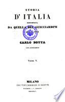 Storia d'Italia continuata da quella del Guicciardini sino al 1814 ... con annotazioni