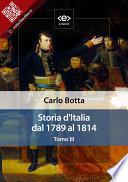 Storia d'Italia dal 1789 al 1814