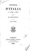 Storia d'Italia dal 1789 al 1814
