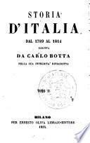 Storia d'Italia dal 1789 al 1814
