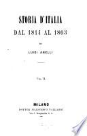 Storia d'Italia dal 1814 al 1863