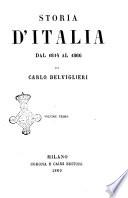 Storia d'Italia dal 1814 al 1866 di Carlo Belviglieri