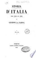 Storia d'Italia dal 1815 al 1850