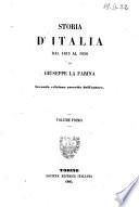 Storia d'Italia dal 1815 al 1850