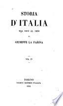 Storia d'Italia dal 1815 al 1850