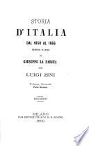 Storia d'Italia dal 1850 al 1866, continuata da quella di G. La Farina
