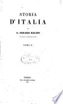 Storia d'Italia del c. Cesare Balbo socio della R. Accademia delle scienze. Tomo 1. -2.]