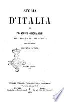 Storia d'Italia di Francesco Guicciardini