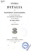 Storia d'Italia di Francesco Guicciardini