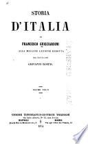 Storia d'Italia di Francesco Guicciardini