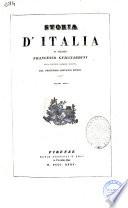 Storia d'Italia di messer Francesco Guicciardini