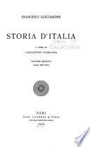 Storia d'Italia: Libri XIII-XVI