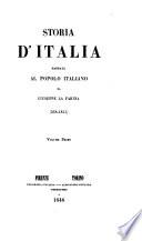 Storia d'Italia narrata al popolo italiano, (568-1815).