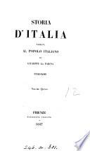Storia d'Italia narrata al popolo italiano. 7 voll. [in 10 pt.].