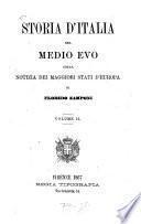 Storia d'Italia nel medio evo, Colla Notizia dei maggiori stati d'Europa