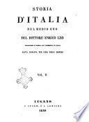 Storia d'Italia nel Medio Evo [di] Enrico Leo