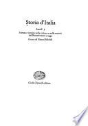 Storia d'Italia: Scienza e tecnica nella cultura e nella società dal Rinascimento a oggi
