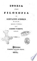 Storia d'ogni letteratura di Giovanni Andrés
