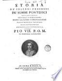 Storia de' solenni possessi de' sommi pontefici detti anticamente processi o processioni dopo la loro coronazione dalla Basilica Vaticana alla Lateranense dedicata alla Santità di N.S. Pio 7. P.O.M. da Francesco Cancellieri