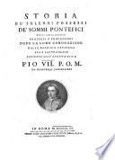 Storia de'solenni possessi de'sommi pontefici detti anticamente processi o processioni dopo la loro coronazione dalla basilica Vaticana alla Lateranense