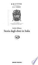 Storia degli ebrei in Italia