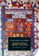 Storia degli ebrei italiani - volume primo
