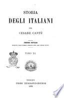 Storia degli italiani per Cesare Cantù