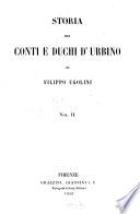 Storia dei conti e duchi d'Urbino
