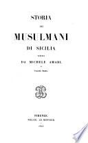 Storia dei Musulmani di Sicilia
