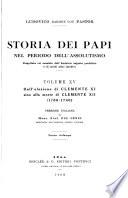 Storia dei papi dalla fine del medio evo