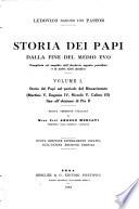 Storia dei papi dalla fine del medio evo