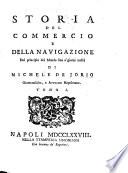 Storia del commercio e della navigazione dal principio del mondo sino a giorni nostri