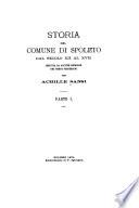 Storia del comune di Spoleto dal secolo XII al XVII