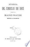 Storia del Consiglio dei Dieci narrata da Mauro Macchi