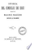 Storia del Consiglio dei Dieci narrata da Mauro Macchi